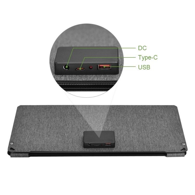 18V 50W monocristallijn zonnepaneel voor mobiele telefoon Draagbaar en veelzijdig ontwerp