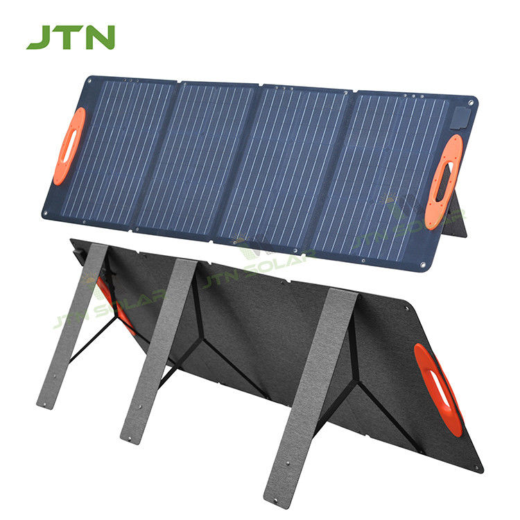 120 Watt Mono Draagbaar Opvouwbaar Zonnepaneel 120w met MC4 Port 21,5%-23% Zwart/Aangepast