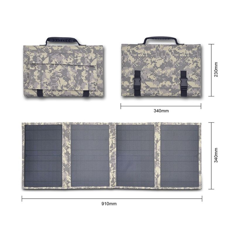 70w 80w vouwbare zonnepanelenlader CE/FCC/ROHS/PSE gecertificeerd voor buitenactiviteiten