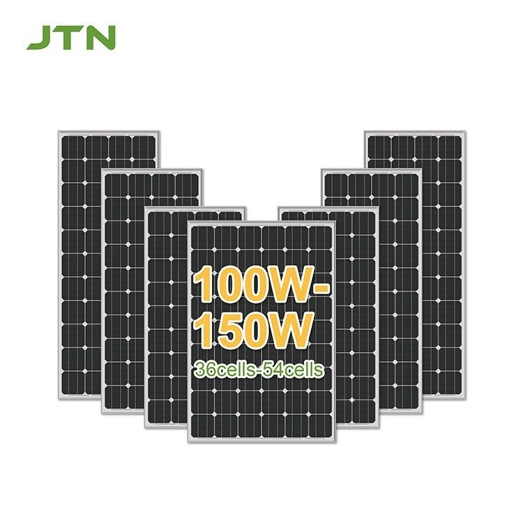100W 110W 170W Zwart Mono PERC Gengeld Zonnecelpaneel met 23-24,2% Efficiëntie