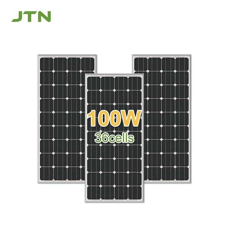 Kleine panelen 50W 70W 100W zonnepaneel Zwarte scharnieren panelen voor kleine systemen 12V 48V