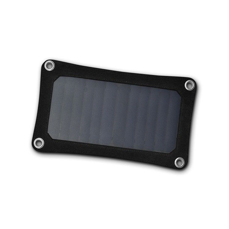 2 Celgrootte SUNPOWER 7W Draagbaar zonnepaneel voor USB-aansluiting en reizen