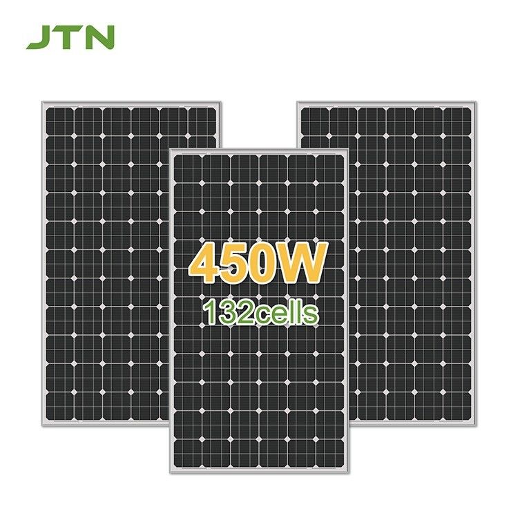 450 watt mono halfcellen fotovoltaïsche panelen met aangepast logo print en compatibele connector