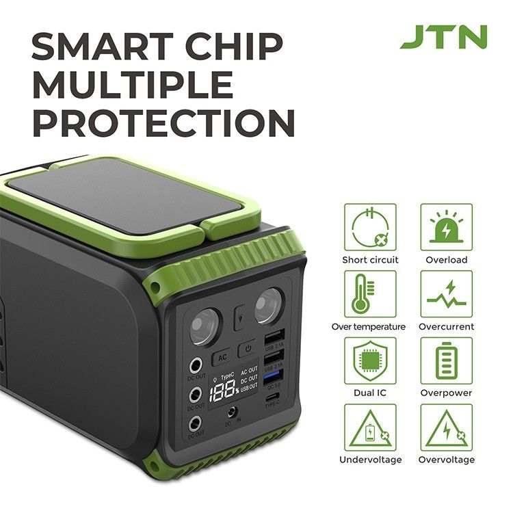 Outdoor Camping Zonnepaneel Powerstation Draagbare Generator Lifepo4 Lithium 110V 200W