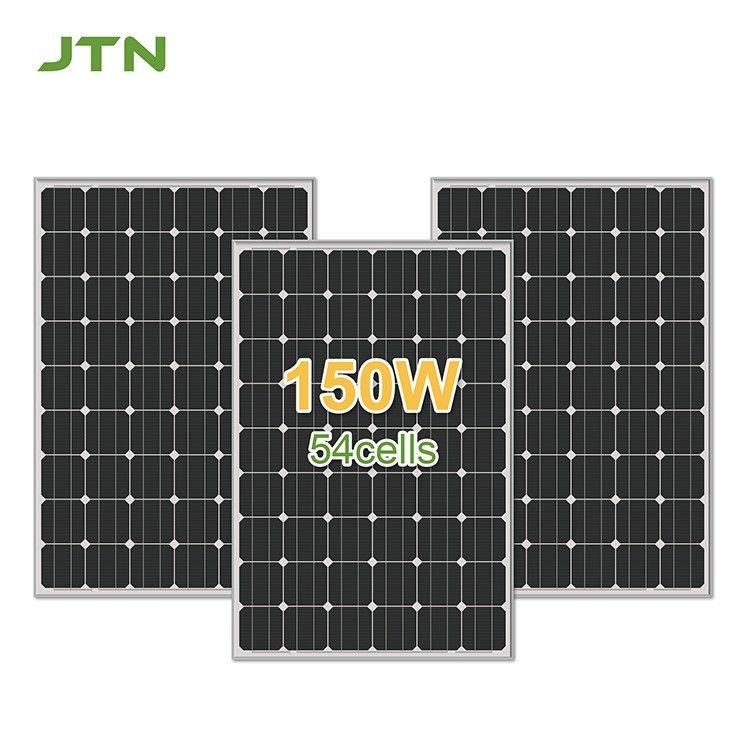 18V 24V zwart mono-kristallijn zonnecel Thin Film PV panelen 150W 160W 170W 180W