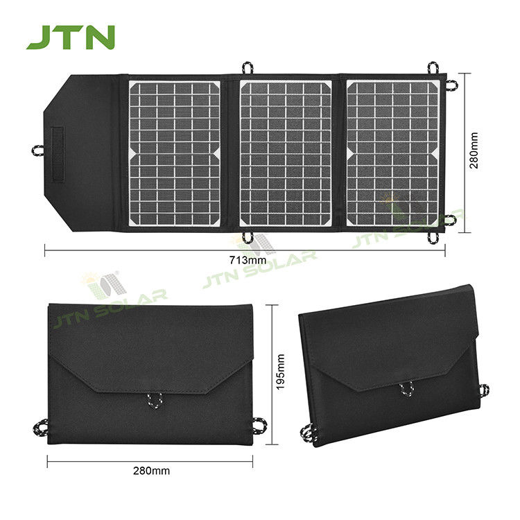 Lichte draagbare zonnepanelen monocel USB-poort 20W voor mobiele huizen
