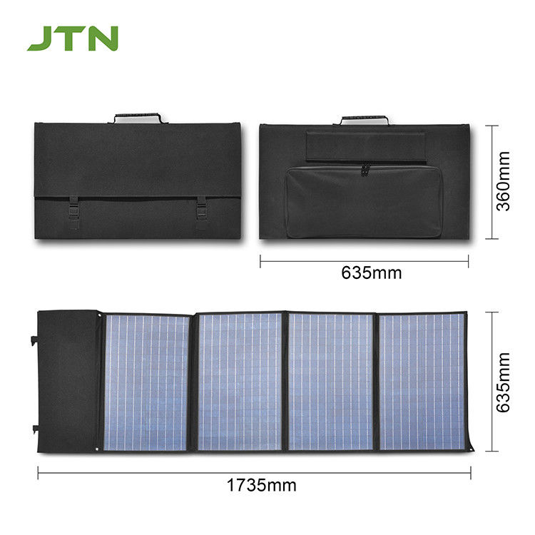 156.75mmx156.75mm Cell Size vouwbaar zonnepaneel met CE/FCC/ROHS/PET-certificaat