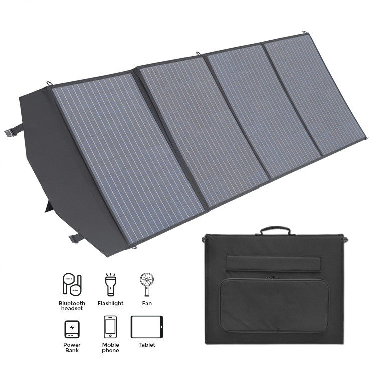 OEM/ODM ondersteund 200W draagbare opvouwbare zonnepaneeloplader voor kamperen en wandelen