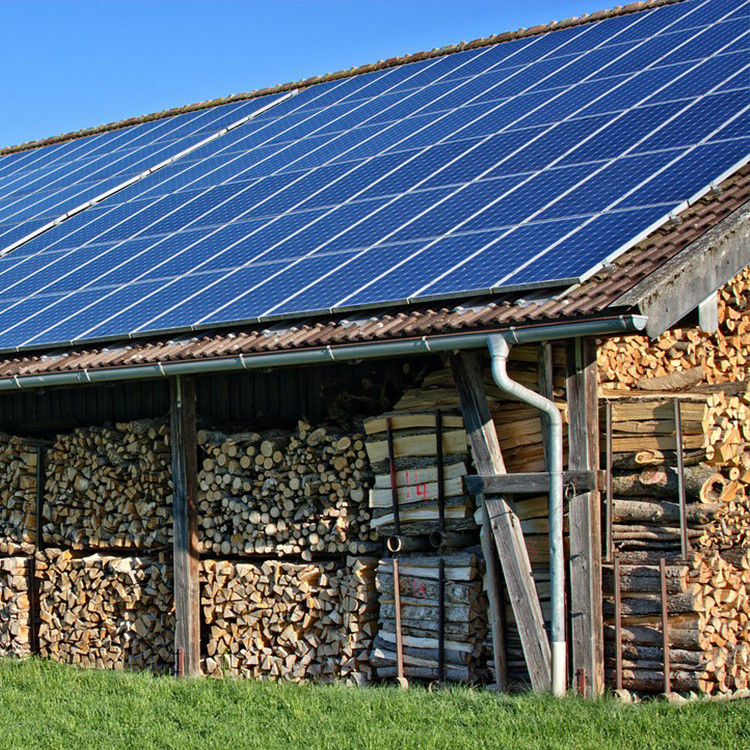 450 watt mono halfcellen fotovoltaïsche panelen met aangepast logo print en compatibele connector