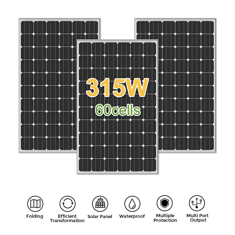 190,8%-22,5% Panel efficiëntie All Black Pannelli Fotovoltaic Mono PV zonnepanelen